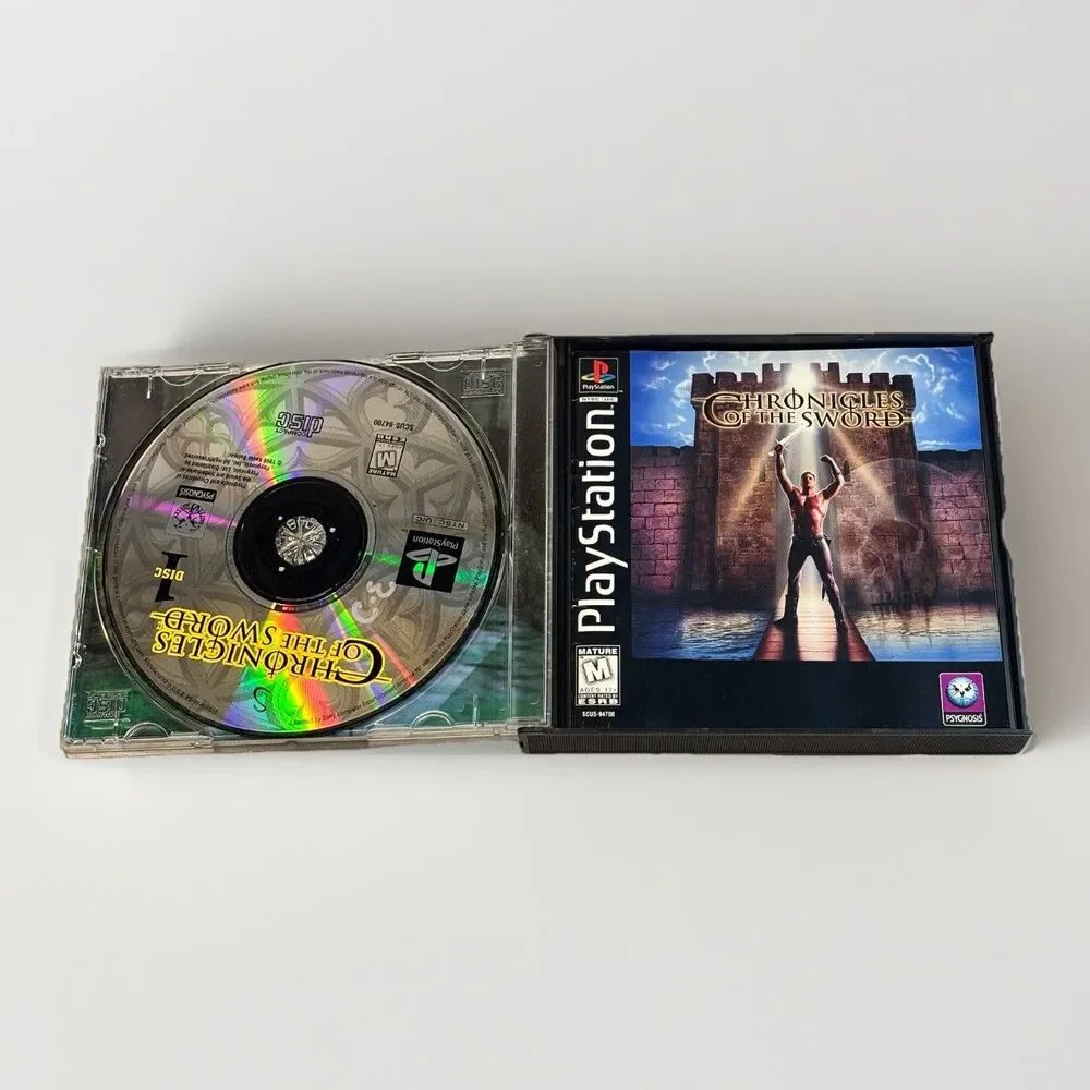 Chronicles of the Sword - Sony PlayStation 1 - 1996 - Tested - PS1 - PSOne - CIB
